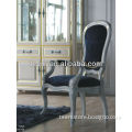 European classic solid wood arm chair, antique solid wood and fabric arm chair